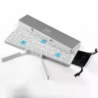 ราคา ชุดคีย์บอร์ดและเมาส์บลูทูธ พับได้ สำหรับแท็บเล็ต Apple iPad และ Xiaomi แบบพกพา ไร้สาย ขนาดมินิ (1732284583309248022)