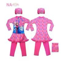 ราคา Disney ชุดว่ายน้ำเด็กหญิง พร้อม หมวกว่ายน้ำ และ ถุงใส่ชุดว่ายน้ำ ชุดว่ายน้ำ ลายการ์ตูน โฟรเซ่น Frozen จาก NADreams (1730208449635453758)