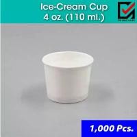 ราคา ถ้วยไอศครีมกระดาษ ขนาด 4 ออนซ์ (1,000 ชิ้น) Ice cream cup 4oz (1731875264166266196)