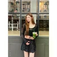 ราคา Mirae Set - Cream & Black (เซ็ตเสื้อแขนยาวกับกางเกงขาสั้นค่ะ)Mi คําแนะนําผลิตภัณฑ์ใหม่ของเดือนนี้ (1732366449243227606)