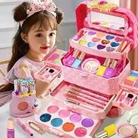 ราคา Certified productsชุดเครื่องสำอางเด็กสำหรับ ของเล่นแต่งหน้าเซตใหญ่ปลอดสารพิษ กระเป๋าหิ้วชุดเจ้าหญิงของขวัญพร้อมเครื่องประดับ (1732432545125205496)