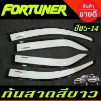 ราคา Certified productsกันสาดประตู คิ้วกันสาด สีขาว โตโยต้า ฟอร์จูนเนอร์ TOYOTA FORTUNER 2005 2006 2007 2008 2009 2010 2011 2012 2013 2014 (1732269291093395326)