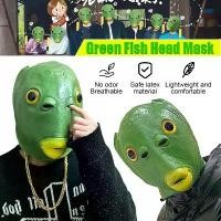 ราคา Certified productsหน้ากากยางรูปปลา ปลาบู่สีเขียว งานสัปประหลาด ตลกแสดงหน้ากากปลาแปลก (1731186925076121548)