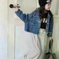 ราคา PRETTY BABYพร้อมส่งแจ็คเก็ตยีนส์เด็ก เสื้อกันหนาว เสื้อเเขนยาวเด็ก (884) จัดส่งฟรี กทม (1731610802603525981)