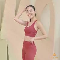 ราคา สปอร์ตบราตัวยาว สปอร์ตบราเก็บทรง มีฟองน้ำ สปอร์ตบราสายไขว้ High Impact สีพาสเทล สปอร์ตบราวิ่ง ผ้าแห้งไว FitMeSportswear รุ่น Elly Bra (1731336102259558301)