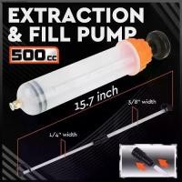 ราคา 500cc Portable Fluid Syringe Pump Manual Oil Extractor Pump for Brake Fluid (1732148211573754154)