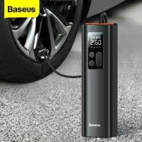 ราคา Baseus เครื่องปั๊มลมไฟฟ้า เครื่องเติมลมยางรถยนต์ super mini air Pump Digital 12V 150PSI (1731178729594456477)