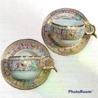 ราคา [จัดส่งทันที] ชุดกาแฟเบญจรงค์ espresso 2 ชุด (TWO Espresso cups and saucer) by JJ Benjarong (1732034307600649063)