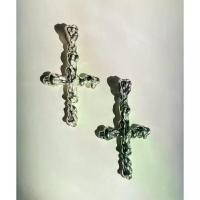 ราคา COD wavy cross จี้กางเขน​ สร้อยคอกางเขน​ ทำมือโดย minormood​ เงินแท้ 925 (1731438859717674494)