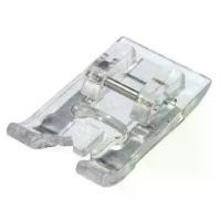 ราคา ตีนผีปักลายแบบพื้นใส Satin Stitch Foot สำหรับจักร bernette brother janome elna elvira singer juki ขาย (1732394270950982865)