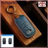 ราคา ซองหนังแท้ ใส่กุญแจรีโมทรถยนต์ รุ่นหนังกลับ Toyota All New Yaris Ativ,Cross/Raize Veloz 2022-2025 (1732335099224032665)