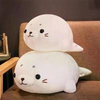ราคา ตุ๊กตาซีลเหมือนจริง สไตล์ญี่ปุ่น ทำจากผ้าฝ้ายเนื้อนุ่ม สิงโตทะเลขาวตัวใหญ่น่ารัก หมอนกุ้งดัมพ์ ปลาโลมา จริง หางนางเงือกซิลิโคน miniature จริง บ้านชินจัง ของ bea (1731543910904727449)