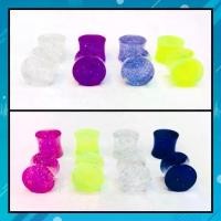 ราคา ⚡ จิวหูตาไก่พลาสติก กลิตเตอร์ (acrylic ) จิวตาไก่ จิวระเบิด จิวปากแตร จิวหูตาไก่ไม้ มีขนาดตั้งแต่ 6มิล - 18มิล (1732295359589287371)