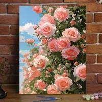 ราคา ชุดภาพวาดสีน้ำมันดิจิตอล DIY, ดอกไม้และดอกทานตะวัน, ภาพวาดด้วยมือ, สำหรับภาพวาดสีน้ำมันทำมือบีบอัด, ภาพวาดตกแต่ง ภาพ ระบายสี ตาม ตัว เลข รูป painting set paint (1732200214601500951)