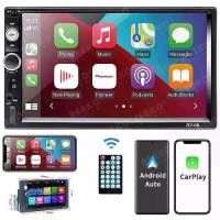 ราคา วิทยุรถยนต์ Autoradio, REAKOAUTO, 1 Din, เครื่องเล่นมัลติมีเดีย Carplay, ระบบเสียงรถยนต์ MP5, เสียงบลูทูธดิจิตอล, เพลง FM, สเตอริโอ, พร้อมอินพุต USB AUX 2 ช่อง (1732191144032962282)