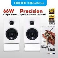 ราคา Edifier M60 ลำโพงเดสก์ท็อปขนาดกะทัดรัด 2.0 66W (RMS), Bluetooth V5.3, USB-C, AUX, Hi-Res Audio,LDAC (1732471801463670658)