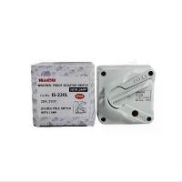 ราคา Haco IS-220L สวิตช์สลับกันน้ำ Isolator Switch Weatherproof IEC 20A 250V 2 Pole Switch With Pilot Lamp สวัสดิการสด (1732309133119162263)
