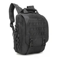 ราคา กระเป๋าเป้สะพายหลังแล็ปท็อปกลางแจ้ง, กระเป๋าเป้สะพายหลังยุทธวิธี, กระเป๋าเป้สะพายหลังสำหรับเดินป่าและตั้งแคมป์, กระเป๋าเป้สะพายหลัง Molle, สำหรับแล็ปท็อป PC 14", กันน้ำ, กระเป๋าสะพายข้าง, [COD] (17324
