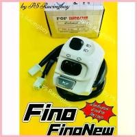 ราคา CosmicCaf ความคงทน สวิทช์แฮนด์ Fino ,FinoNew 2010-2012 ,Finoคาร์บู ด้านซ้าย สีขาวมุก อย่างดี(POP) สวิทช์แฮนด์ฟีโน่ สวิทช์แฮนด์finonew มอเตอร์ไซค์ Motorcycle (1730673340119878628)