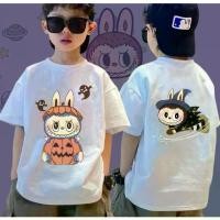 ราคา HOT เสื้อยืดเด็ก ลาบูบู้ Labubu Pop Mart Children's T-shirt โอเวอร์ไซซ์ แฟชั่นสําหรับผู้ชาย และผู้หญิง เสื้อยืดผู้ชาย (1730202923493067634)