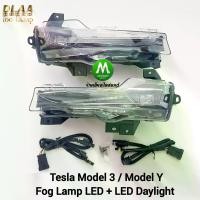 ราคา ไฟตัดหมอกเทสล่า LED Daylight DRL Tesla Model 3 Model Y ไฟเดย์ไลท์ มีไฟเลี้ยวในตัว (1729724101685775001)