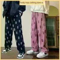 ราคา กางเกงขายาว ผ้าลูกฟูก กางเกงทรงกระบอก vintage ผู้ชาย กางเกงสตรีท COD (1732121686864267239)