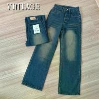 ราคา Vintage รุ่น 6682 กางเกงยีนส์ ทรงกระบอก แต่งเฟดขา ทรงสวยผ้าไม่ยืด ลดราคาร้อนแรงประจำเดือนนี้ ถุง สุ่ม ยีนส์ 99 ทอ (1732301549885556456)