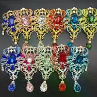 ราคา [COD] Vintage jewelry แฟชั่นเข็มกลัดขนาดใหญ่ เพชรคริสตัลเข็มกลัด สีสี (1732281857169130825)