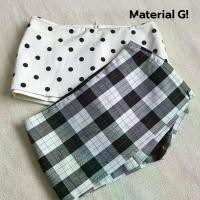 ราคา Material G! | Retro Niche Polka Dot/Black and White กระโปรงกางเกงทรงเอ ลายจุด / ลายสก็อต (1732372943429732257)