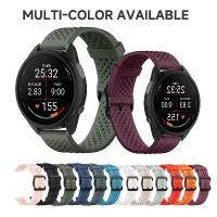 ราคา สายซิลิโคนกีฬา 20 มม. ระบายอากาศ เหมาะสำหรับ สาย นาฬิกา Garmin Forerunner 165 Music, 245, 158, 55, 158, 645, Vivoactive 5, 3 องค์ประกอบ (1731902000342140926)