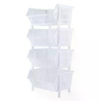 ราคา FREE HOME ตะกร้าผ้าเหลี่ยม 4 ชั้น NEW LOOK ไซซ์ M สีขาว ตะกร้าผ้า ตะกร้าใส่ผ้า คําแนะนําผลิตภัณฑ์ใหม่ของเดือนนี้ (1731632967529301746)