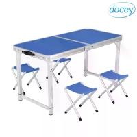 ราคา COD (ราคาลดพิเศษ) DOCEY HOME โต๊ะพับสนาม เอนกประสงค์ โต๊ะปิกนิก ปรับได้ 3ระดับ 120x60x70CM แคมป์ปิ้ง ขาเหลี่ยม กลางแจ้งTikTok (1732452961300874804)