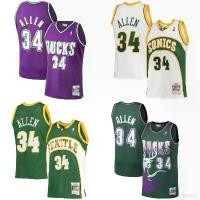 ราคา Nba Jersey, XY, MilwaukeeBucks, Ray Allen เสื้อยืดลำลอง, เสื้อกั๊กกีฬา, รุ่นที่ระลึก, Unisex ขนาดบวก, YX (1730824199121635789)