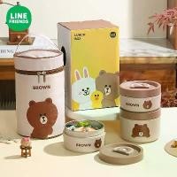 ราคา กล่องอาหารกลางวันหุ้มฉนวน, วัสดุสแตนเลส 304, ทรงกลม, สไตล์ญี่ปุ่น, กล่องเบนโตะ, แบบพกพา, โถซุป ปิ่นโตzojirushi player 039 lunch box กล่องข้าวไปทํางานอุ่นไฟฟ้าไร้สาย กล่องใส่ (1731909132540216600)