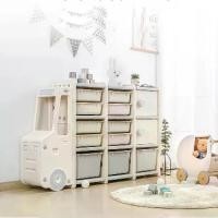 ราคา ตู้เก็บของเล่นเด็ก ชั้นเก็บของ ตู้เก็บของ ตู้เอนกประสงค์ Baby Truck Storage ขนาด13ช่องใหญ่ใส่ของได้เยอะ No.6041-3 (1729679263777327445)