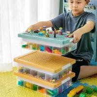 ราคา CoalShop-ฺBricks box KodiiCode กล่องใส่ตัวต่อ storage box กล่องใส่ของ กล่องเก็บของเล่น กล่องเก็บตัวต่อ สามารถต่อบนฝากล่องได้ จัดหมวด ฝาล๊อคได้ (1732053674944334772)