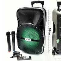 ราคา A-ONE ตู้ลำโพงขยายเสียงเคลื่อนที่ล้อลาก12 นิ้ว+ไมค์ลอยคู่ USB/SD BLUETOOTH รุ่น AJ-12 DKS (1729626974282942914)