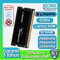 ราคา [พร้อมส่ง] [For Intel CPU Only] Kingston Laptop RAM DDR4 8GB 16GB PC4-21300 3200/2666/2400MHz Laptop 260Pin SODIMM Notebook Memory (1732307823612102372)