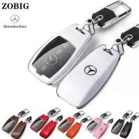 ราคา ซองหนังใส่กุญแจรถ, ZOBIG, สำหรับ Mercedes Benz S/E-Class A200 GLC AMG GLK CL SL, รวมพวงกุญแจ, เปลือกฝาครอบรีโมทคอนโทรลดั้งเดิม (1731980250336037875)