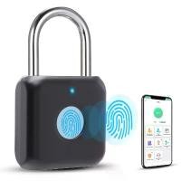 ราคา elinkSmart กุญแจสแกนลายนิ้วมือ/ลายนิ้วมือขนาดเล็ก ล็อคอิเล็กทรอนิกส์ Smart Padlock ลายนิ้วมือปลดล็อค/กุญแจบ้าน (1732485452822251255)