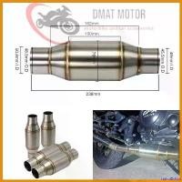 ราคา catholZshop ความคงทน ตัวเก็บเสียงท่อไอเสีย ท่อเก็บเสียง สำหรับ Akapovic / SC Project /Austin และหลากหลายท่อ เสียงนุ่ม Exhaust Back Pressure มอเตอร์ไซค์ Motorcycle มี โอไฟ 2 ตา แต่ง สวย (17307020376080