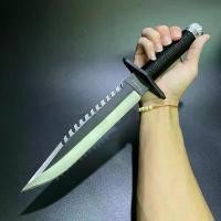 ราคา มีดพกเดินป่า มีดใบตาย มีดแรมโบ้ 1) RAMBO FRlST BLOOD ยาว(38cm) สินค้าพร้อมส่ง COD (1732328124785460665)