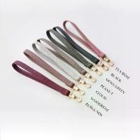 ราคา COD Charin bag : Wrist Strap สายคล้องมือ/คล้องแขน หนังวัวแท้ ตัวเกี่ยวสีทองเงา (สินค้าเฉพาะสายคล้องมือ ไม่รวมกระเป๋า) (1732140653971737470)