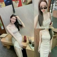 ราคา SLYQ ROCHELLE RIBBED CLEAR STRAP BODYCON DRESS เดรสยาวสายเดี่ยวผ้าร่องยืดสายเดี่ยวใส ทรงเข้ารูปบอดี้คอน (1729637281829325080)