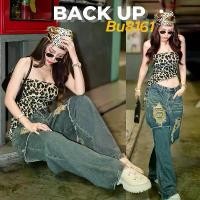 ราคา BACK UP JEANS(รหัส8161.1)กางเกงยีนส์วินเทจแต่งขาดเลเยอร์ (1731808460053972123)