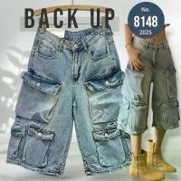 ราคา BACK UP JEANS(รหัส8148มี6สี)ยีนส์คาร์โก้5ส่วน ผ้ดีผ้าฟอกฮ่องกง (1731998784637928603)