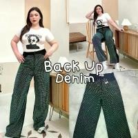 ราคา Back Up Denim ﾟ️ . กางเกงเอวสูง ทรงขากระบอกใหญ่ สีดำ งานDIY รีดเพชรสีดำ7สีเหลี่ยมเม็ดใหญ่|สาวอวบ คําแนะนําผลิตภัณฑ์ใหม่ของเดือนนี้ ขายาว ลายทาง กางเกงยีนส์ สาวอวบอ้วน (1732146396464842690)