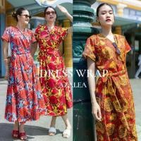 ราคา Dress wrap Azalea เดรสทรงป้ายผูกเอวลายดอกสีสด (1730586466966014025)