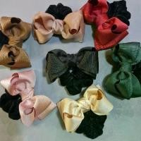 ราคา โดนัทรัดผม ริบบิ้นผ้ากลอสสีพื้น size S. scrunchie (1731729178494208676)