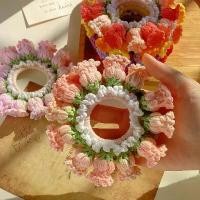 ราคา โครเชต์ขนสัตว์ Rhombus Scrunchie, แฮนด์เมด, ที่มัดผมหางม้าสูงยืดหยุ่น, ที่คาดผมผู้หญิง, ถักเปีย, ใหม่สำหรับปี 2025 ยางรัด ผม สงกรานต์ กิ๊ฟช็อป (1732095697087138447)